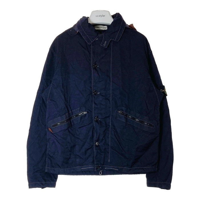 STONE ISLAND ストーンアイランド 38154L21 フード付きジャケット ネイビー sizeL 瑞穂店