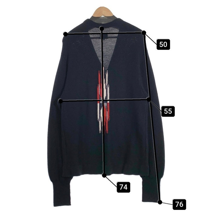 Needles ニードルズ V Neck Cardigan - Chimayo Vネックカーディガン チマヨ ウール ブラック OT268 Size L 福生店