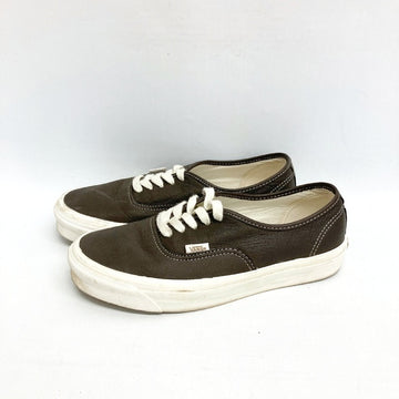 VANS ヴァンズ AUTHENTIC オーセンティック フェイクレザー スニーカー ダークブラウン size26cm 瑞穂店