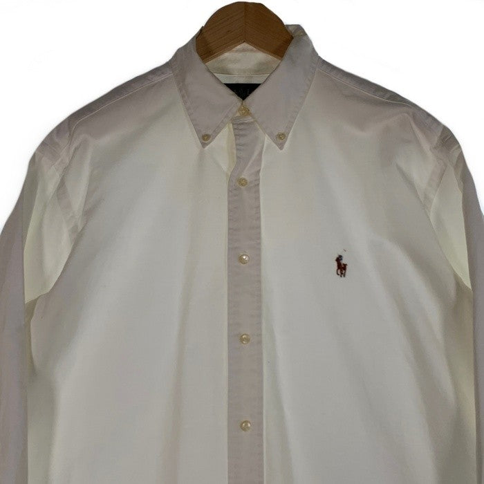 Ralph Lauren ラルフローレン YARMOUTH ボタンダウン オックスフォードシャツ ホワイト Size 16-33 福生店