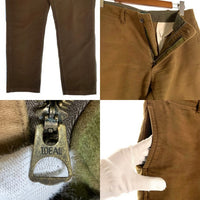 Polo by Ralph Lauren ポロラルフローレン ピーチスキン トラウザーパンツ ブラウン コットン Size 32/32 福生店