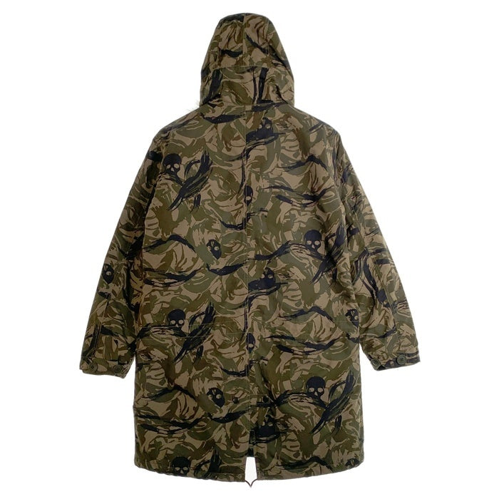 HYSTERIC GLAMOUR ヒステリックグラマー プリマロフト モッズコート ミリタリー 中綿 カモフラージュ 0204AC02 Size S 福生店
