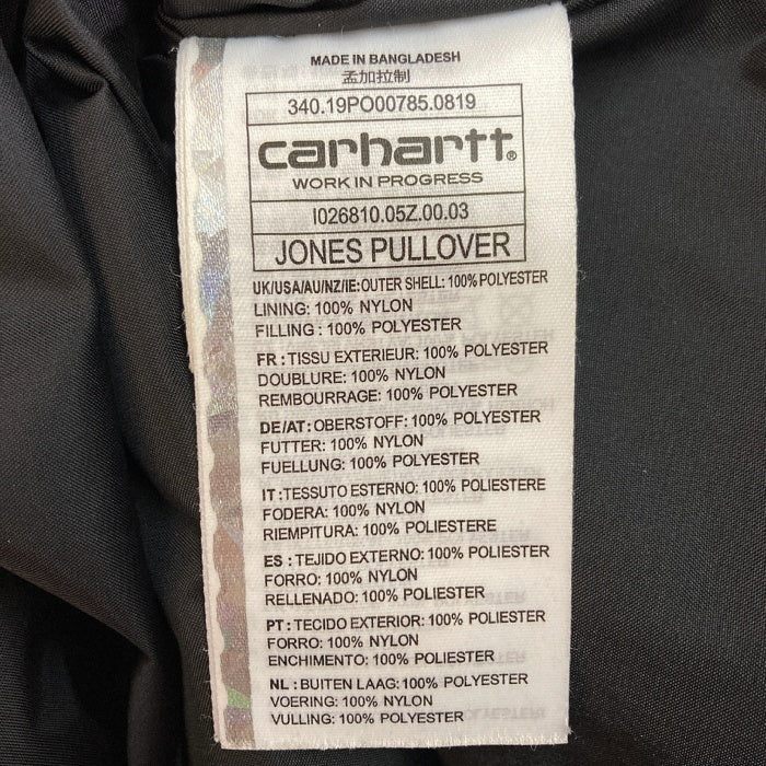 CARHARTT カーハート JONES PUFF PULLOVER JACKET 中綿 プルオーバー ジャケット オレンジ sizeXL 瑞穂店