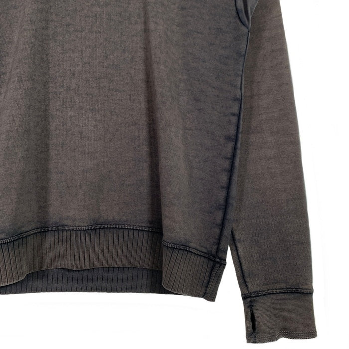 DENHAM デンハム CARVER SWEAT VRF 加工 クルーネックスウェットトレーナー フェードブラック Size M 福生店