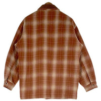 McGREGOR マックレガー ウール キルティングジャケット チェック ブラウン MM13-4604 Size M 福生店