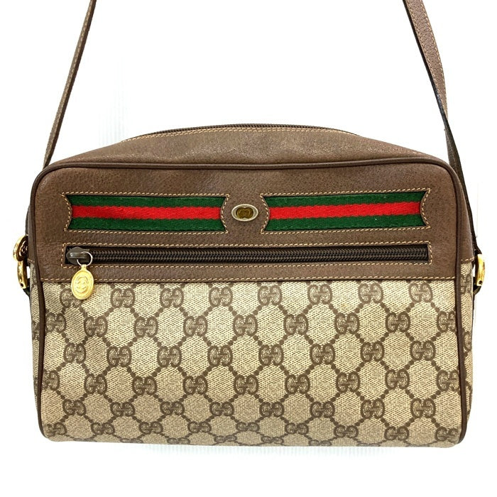 GUCCI グッチ GGスプリーム シェリーライン ショルダーバッグ オールド 001.56.6472 ベージュ ブラウン 瑞穂店