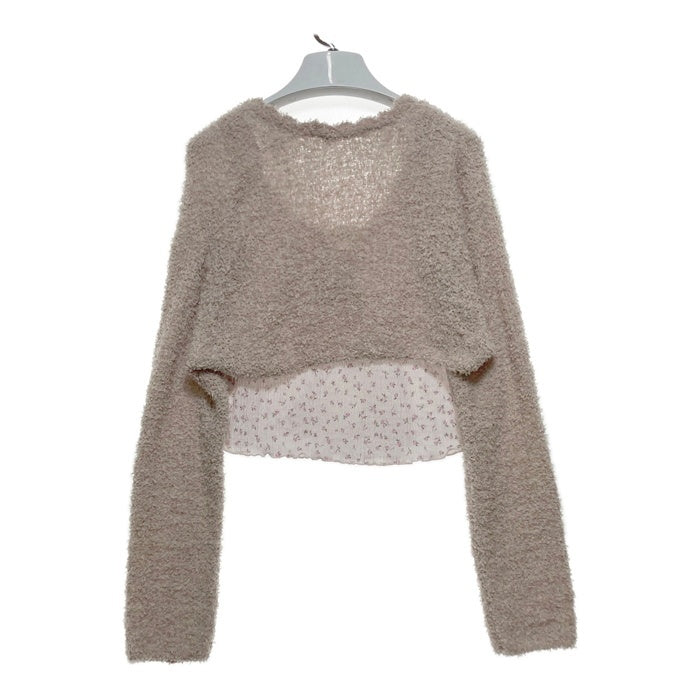 SNIDEL　スナイデル　フラッフィーボレロカーデ＆フリルキャミセット　ピンクsizeONE 瑞穂店