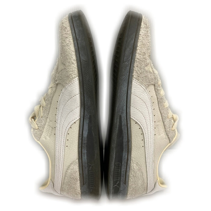 PUMA プーマ Indoor PRM インドア プレミアム スウェードローカットスニーカー ライトグレー クリーム 398179-01 Size 27cm 瑞穂店