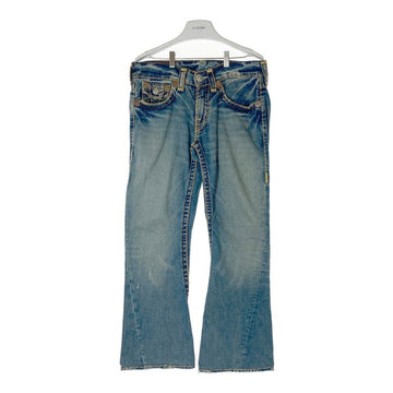 TRUE RELIGION トゥルーレリジョン 31891 JOEY SUPER T フレア デニムパンツ インディゴ sizeW31 瑞穂店