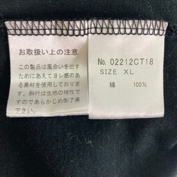 HYSTERIC GLAMOUR ヒステリックグラマー ヒスガール バックプリント Tシャツ ブラック sizeXL 瑞穂店