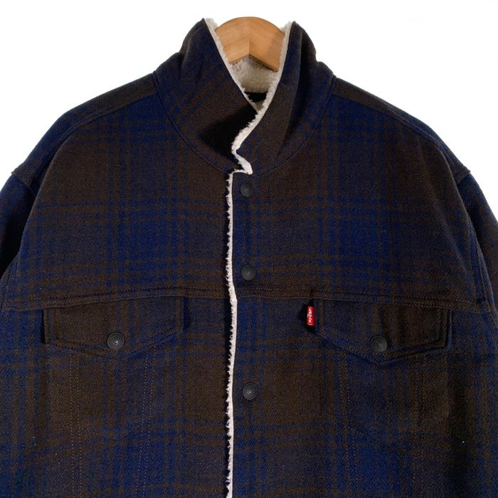 LEVI'S リーバイス 裏ボア トラッカージャケット グリーン パープル A6030-0001 Size L 福生店