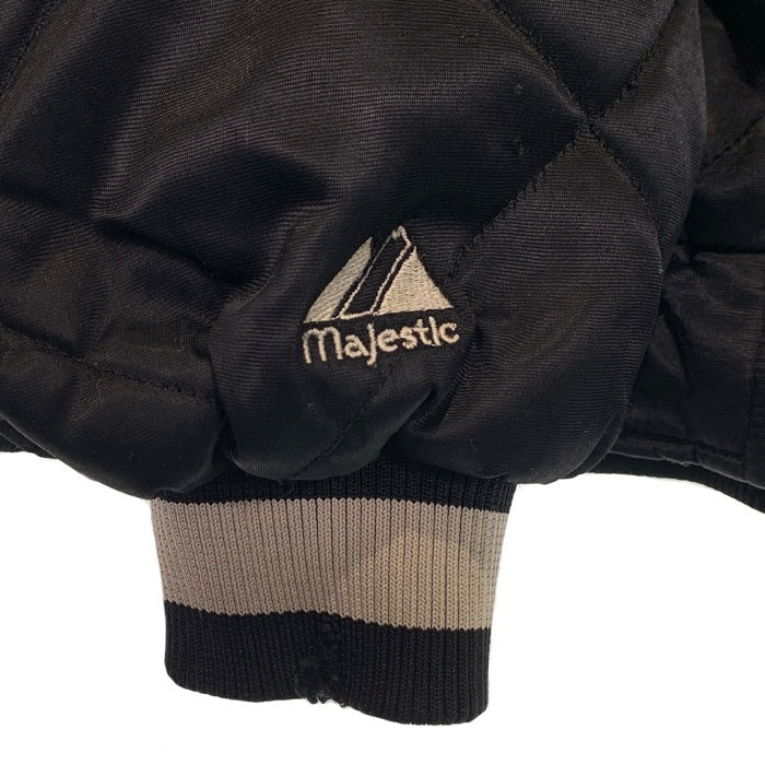 90's Majestic マジェスティック NHL  Los Angeles Kings ロサンゼルスキングス キルティング スタジャン ブラック Size XL 福生店