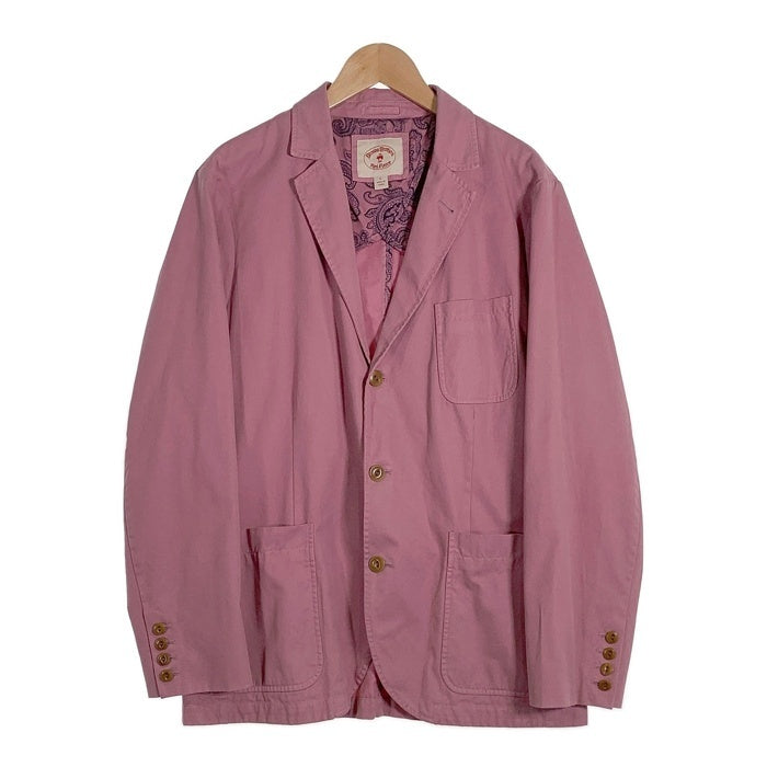 Brooks Brothers ブルックスブラザーズ コットン 3B テーラードジャケット ピンク 本切羽 カジュアル Size L 福生店