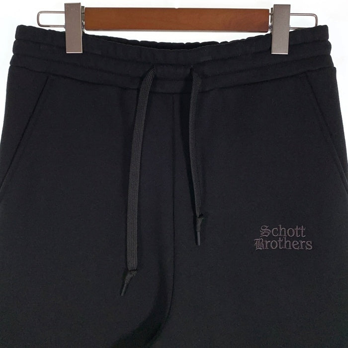 Schott ショット B.S.SWEAT PANTS ブラックシープ スウェットパンツ 刺繡 ブラック 782-5210016 Size M 福生店