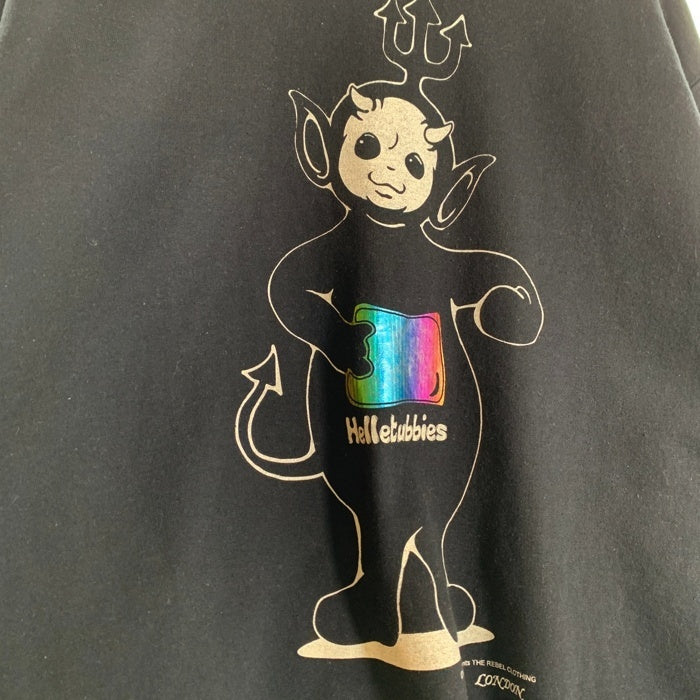 RALEIGH ラリー Fiend in Black HELLETUBBIES Say EhOh! C/N VINTAGE SWEAT クルーネックスウェット Size M相当 福生店