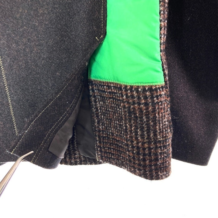 JUNYA WATANABE COMME des GARCONS MAN ジュンヤワタナベ コムデギャルソンマン WF-J008 AD2020 中綿切替 テーラードジャケット グリーン sizeS 瑞穂店