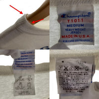 Champion チャンピオン T1011 LONG BEACH INDIANS BASEBALL プリント ヘビーウェイト 半袖 Tシャツ ホワイト USA製 Size M 福生店