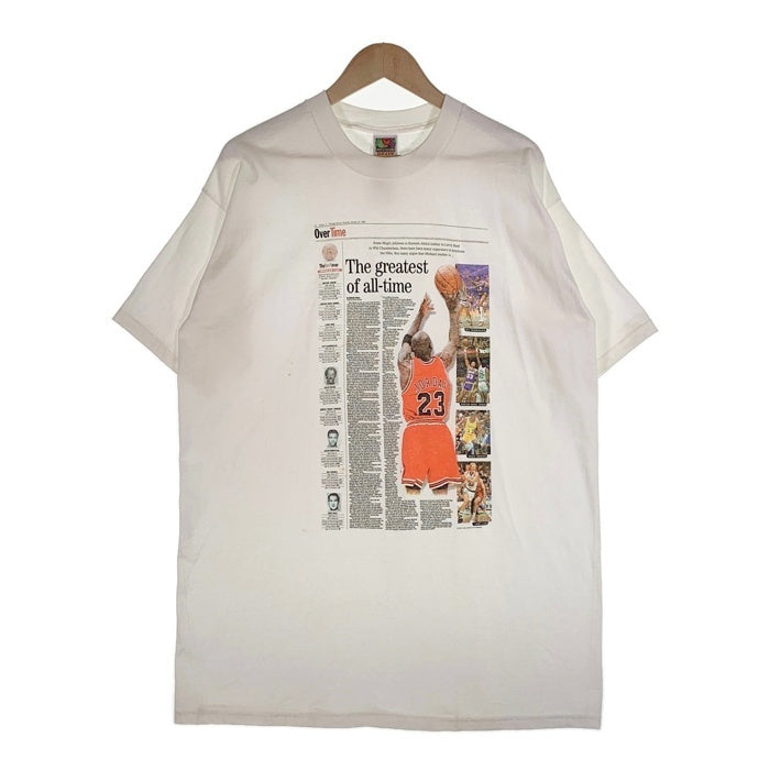 90-00's NBA Over Time The greatest of all-time フォトプリントTシャツ ホワイト フルーツオブザルーム Size XL 福生店
