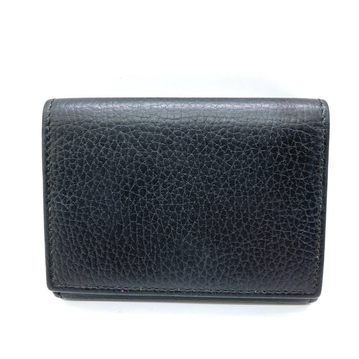 GUCCI グッチ GG プチマーモント 3つ折り財布 レザーウォレット ブラック 474746・534563 瑞穂店