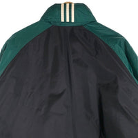 90-00’s adidas アディダス ナイロン ジップアップジャケット 中綿 グリーン ブラック Size US XL 福生店