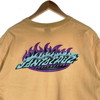 SANTA CRUZ サンタクルーズ フレイムパターン 半袖 Tシャツ マスタード Size L 福生店