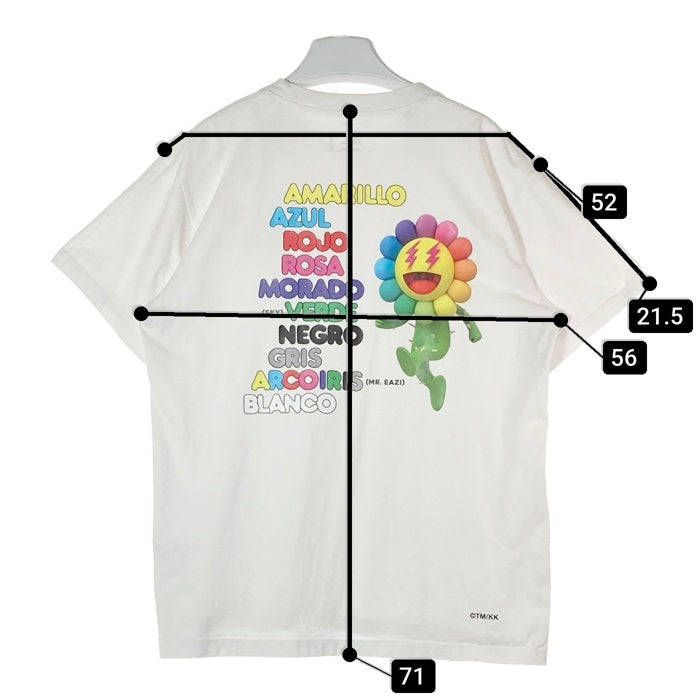 J Balvin ジェイバルヴィン x Takashi Murakami 村上隆 Album Tee アルバム Tシャツ ホワイト sizeL 瑞穂店