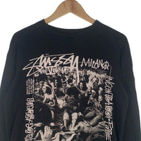 STUSSY ステューシー MILANO 5TH フォトプリント ロングスリーブTシャツ ブラック Size M 福生店