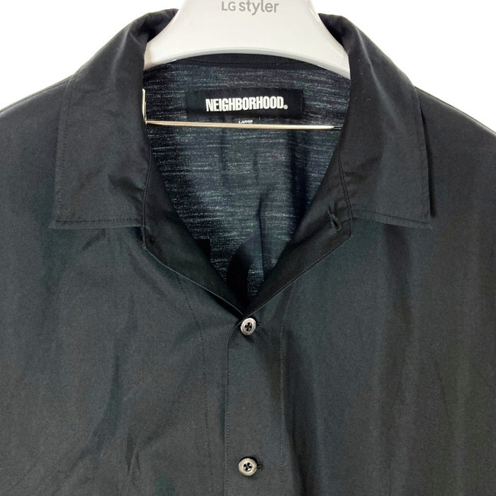 NEIGHBORHOOD ネイバーフッド 24SS 241AQNH-SHM05 DOLMANSLEEVE SHIRT SS ブラック sizeL 瑞穂店