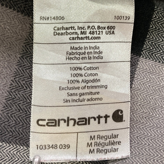 Carhartt カーハート ORIGINAL FIT チェック ワークシャツ グレー sizeM 瑞穂店