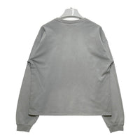 AVIREX アヴィレックス 5130701 WEB LIMITED LINE SPRAY L/S T-SHIRT 刺繍 長袖Tシャツ ライトグレー sizeL 瑞穂店