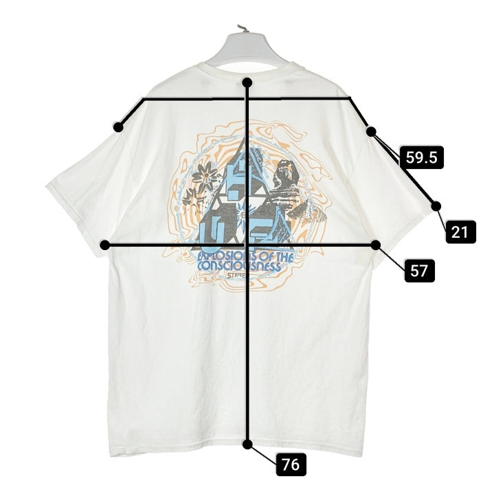 HUF ハフ バックプリントＴシャツ ホワイト sizeXL 瑞穂店