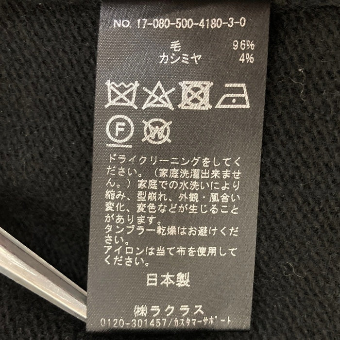 MUSE de Deuxieme Classe ミューズドゥドゥーズィエムクラス 17-080-500-4180-3-0 カシミヤ混 タートルネックセーター ブラック size不明 瑞穂店