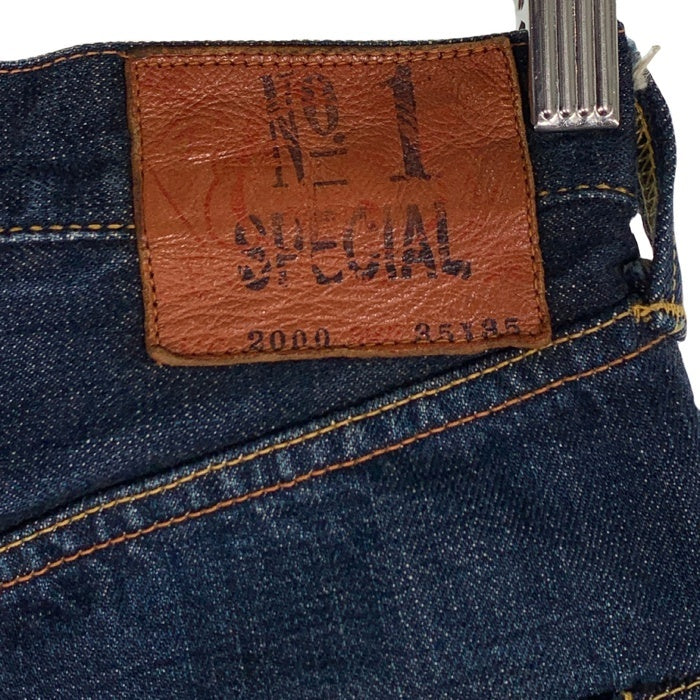 EVISU エヴィス Lot 2000 No.1 SPECIAL テーパードデニムパンツ インディゴ Size 35 福生店