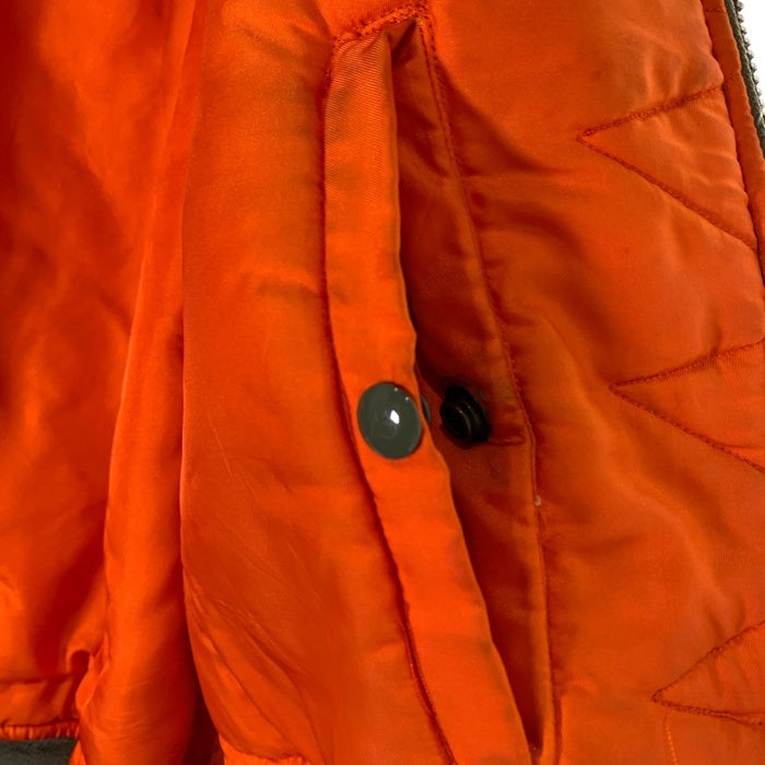 60`s ALPHA アルファ USAF MA-1 ミリタリーフライトジャケット オリーブ J-8279D 68年会計 Scovill Size L 福生店