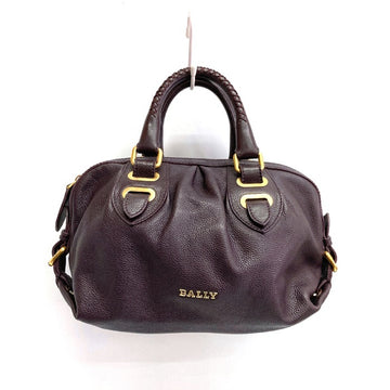 BALLY バリー レザー 2wayショルダーバッグ パープル 瑞穂店
