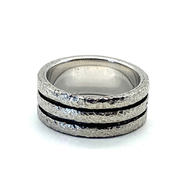 SAAD サード 太陽神 2ライン シルバーリング SV925 Size 11号 福生店