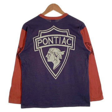 BOOTLEGGERS ブートレガース STAR CHIEF 七分袖 Tシャツ ネイビー レッド Size M 福生店