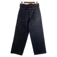 SUGARHILL シュガーヒル CLASSIC DOUBLE KNEE DENIM PANTS 馬革 ホースレザー クラシック ダブルニー デニムパンツ リジットインディゴ CLASS003 Size 32 福生店