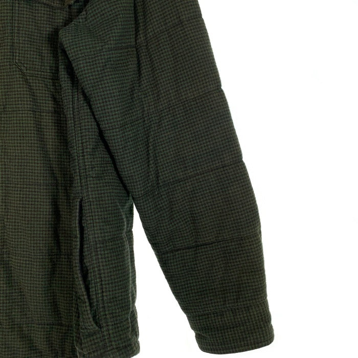 L.L.Bean エルエルビーン コットン 中綿 チェックシャツジャケット グリーン スナップボタン ID285281 Size M-R 福生店