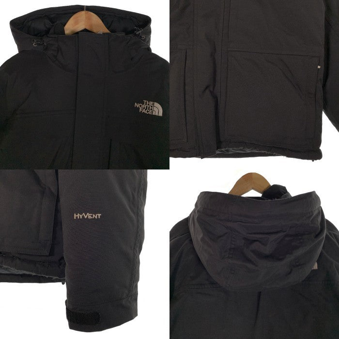 THE NORTH FACE ノースフェイス HYVENT ダウンジャケット ブラック ファー欠品 US企画 Size M 福生店