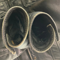 VANSON バンソン Lee101Jタイプ レザートラッカージャケット ブラック size38 瑞穂店