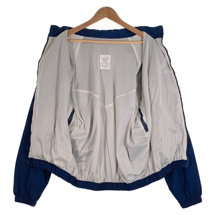 00's U.S.AIR FORCE 米空軍 ナイロン トレーニングジャケット ネイビー リフレクター 04年会計 8415-01-518-4607 Size M-R 福生店