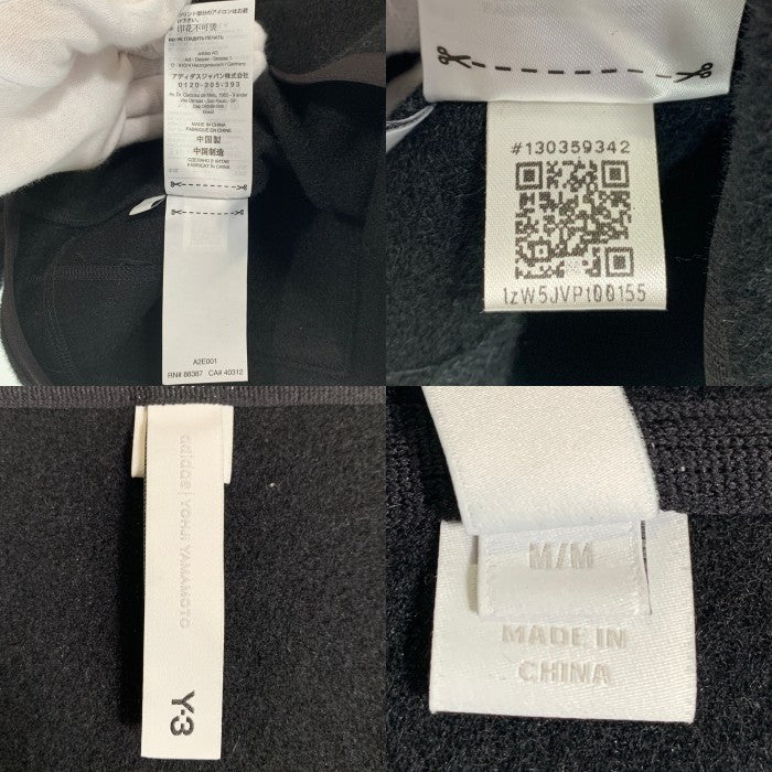Y-3 ワイスリー Yohji Yamamoto ヨージ ヤマモト Adidas アディダス U LEOPARD FLEECE JACKET レオパード フリース ジャケット ブラック HN1969 Size M 福生店