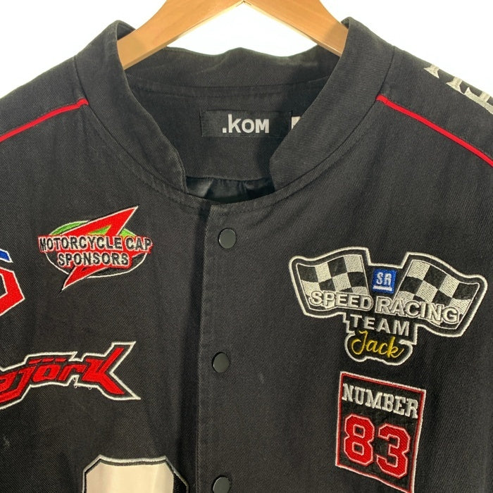 .KOM ドットコム SLASH YOUTH レーシングジャケット ブラック Size L 福生店