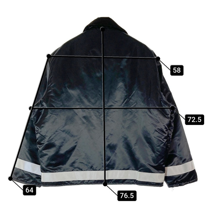 Dickies ディッキーズ USA製 EMT リフレクター ファイヤーマンジャケット ブラック sizeXL 瑞穂店