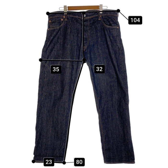 EVISU エヴィス No.2 Lot2000 テーパードデニムパンツ インディゴ 黒ペンキ Size 38×32 福生店