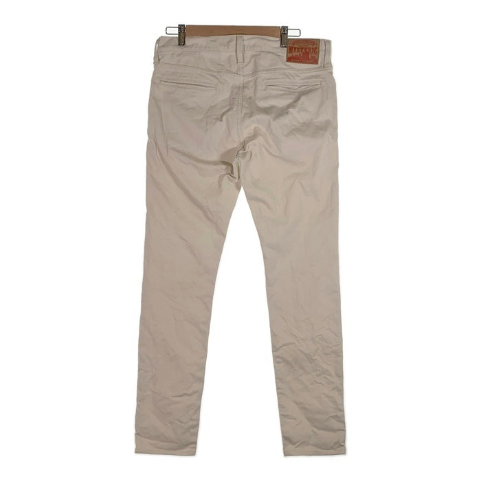 HYSTERIC GLAMOUR ヒステリックグラマー ベッドフォードコードストレッチ スリムパンツ アイボリー 0261AP05 Size 32 福生店