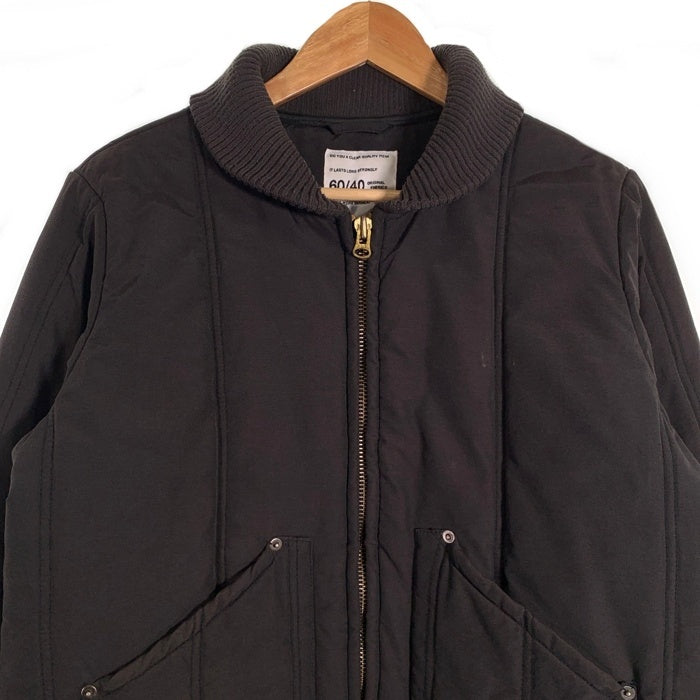 BLUCO ブルコ 60/40クロス ジップアップワークジャケット ブラック シンサレート 中綿 Size L 福生店