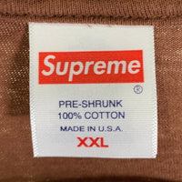 SUPREME シュプリーム 23AW Skeleton Tee スケルトン プリントTシャツ ナイトメアビフォアクリスマス ブラウン Size XXL 福生店