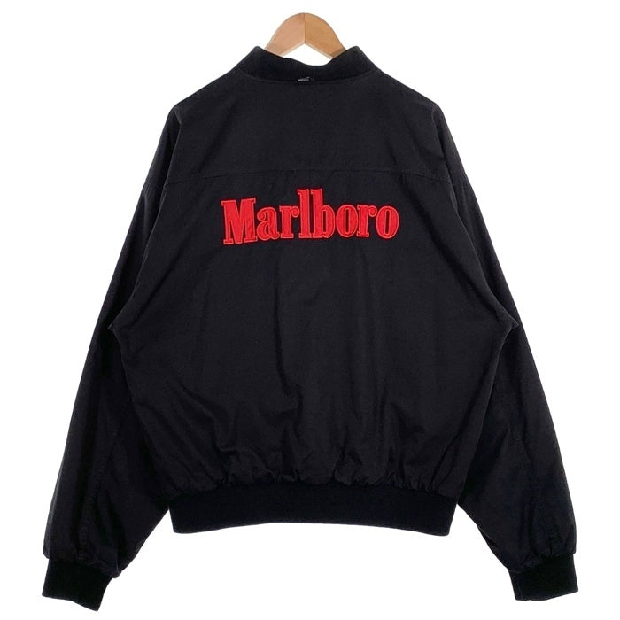 90's Marlboro Reversible Jacket マルボロ リバーシブルジャケット ブラック レッド ロゴワッペン Size XL 福生店